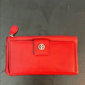 Giani Bernini Vintage Red Wallet